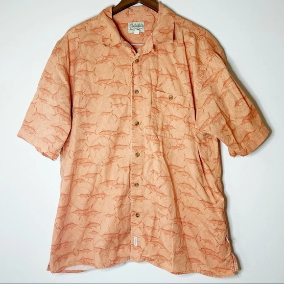 Cabela's Other - 100% Cotton Fishing Shirt 100% Cotton Outdoors Button Up Lightweight Size XL Reg